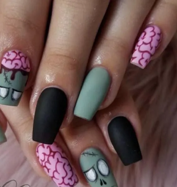 frankenstein nails 041 730c1f2ad8