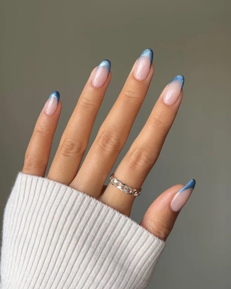 french tip nail designs with glitter 024 255aa5e630