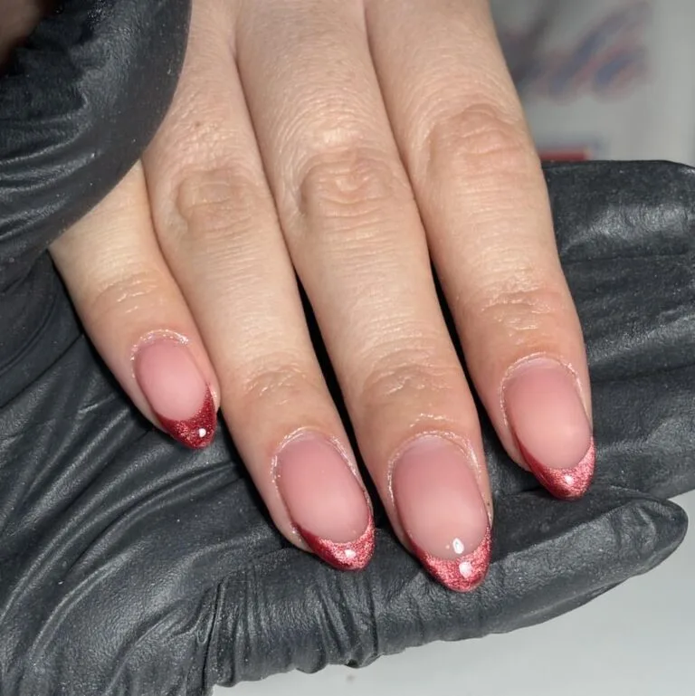 french tip nail designs with glitter 025 2f22efcb30
