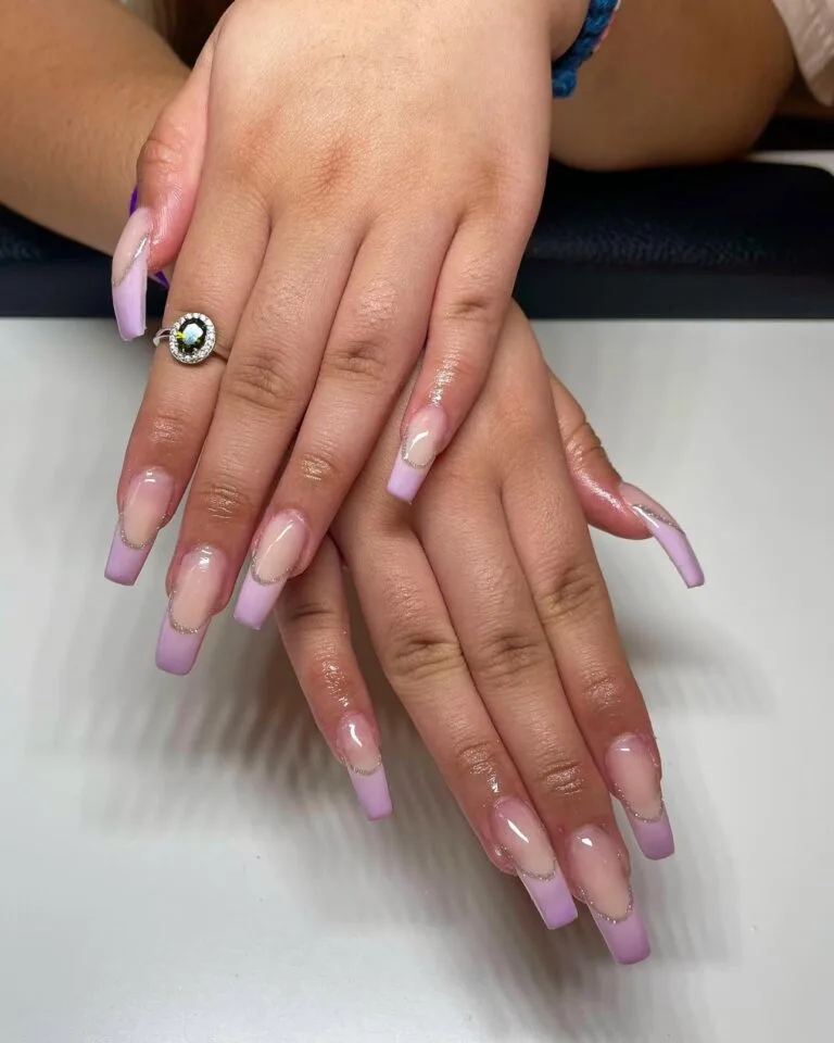 french tip nail designs with glitter 050 19622a06a8