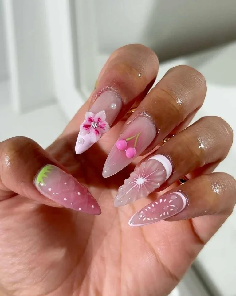 french tip nail designs with rhinestones 037 381435b39a