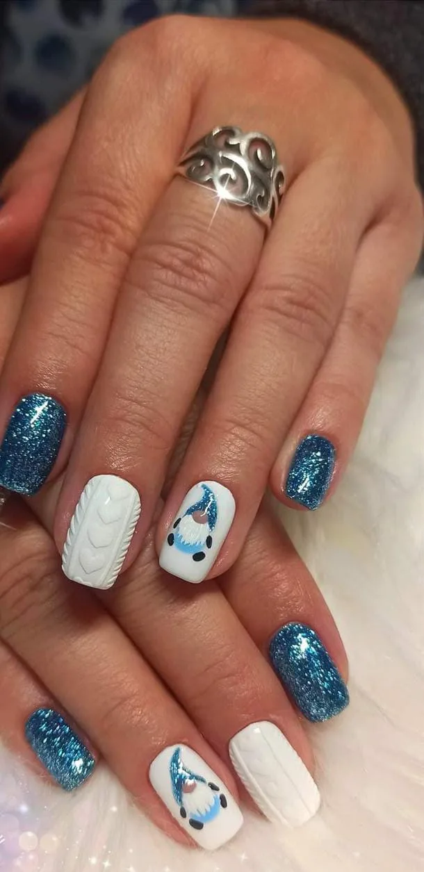 Gnome Nail Designs That Capture the Fun Side of Christmas 2025 1