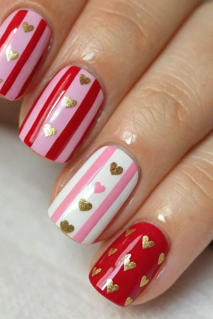 gold valentines nails 006 86655805c0