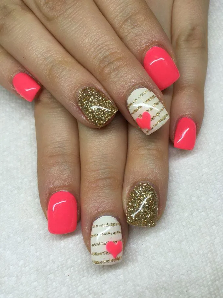 gold valentines nails 011 c50ba268c7