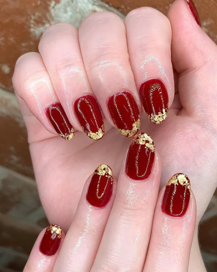 gold valentines nails 019 81ee59ce72