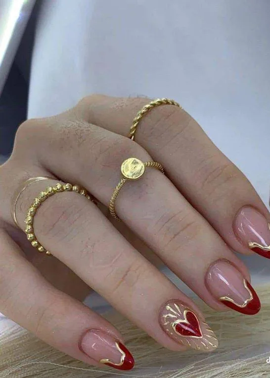 gold valentines nails 037 a0d4653e9c