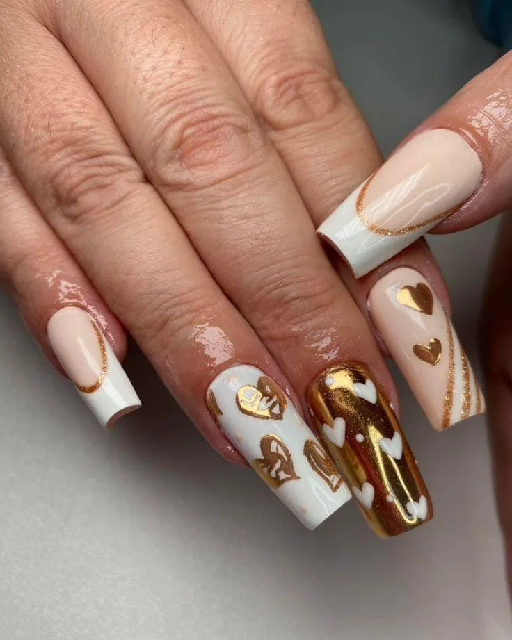 gold valentines nails 042 2681305dfb