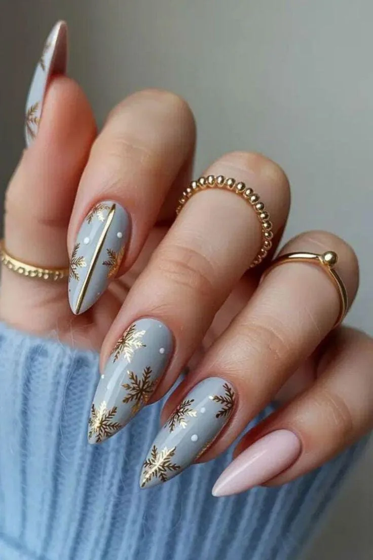 gold winter nails 006 dbb6f48093