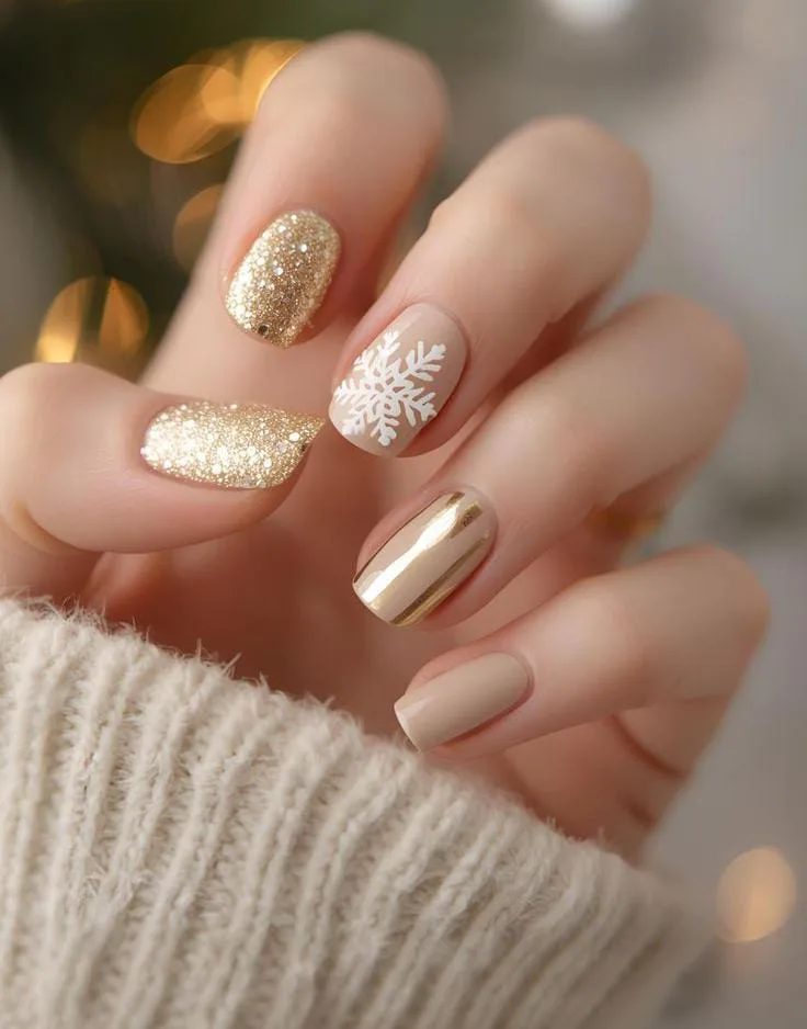 gold winter nails 026 ad86a13db7