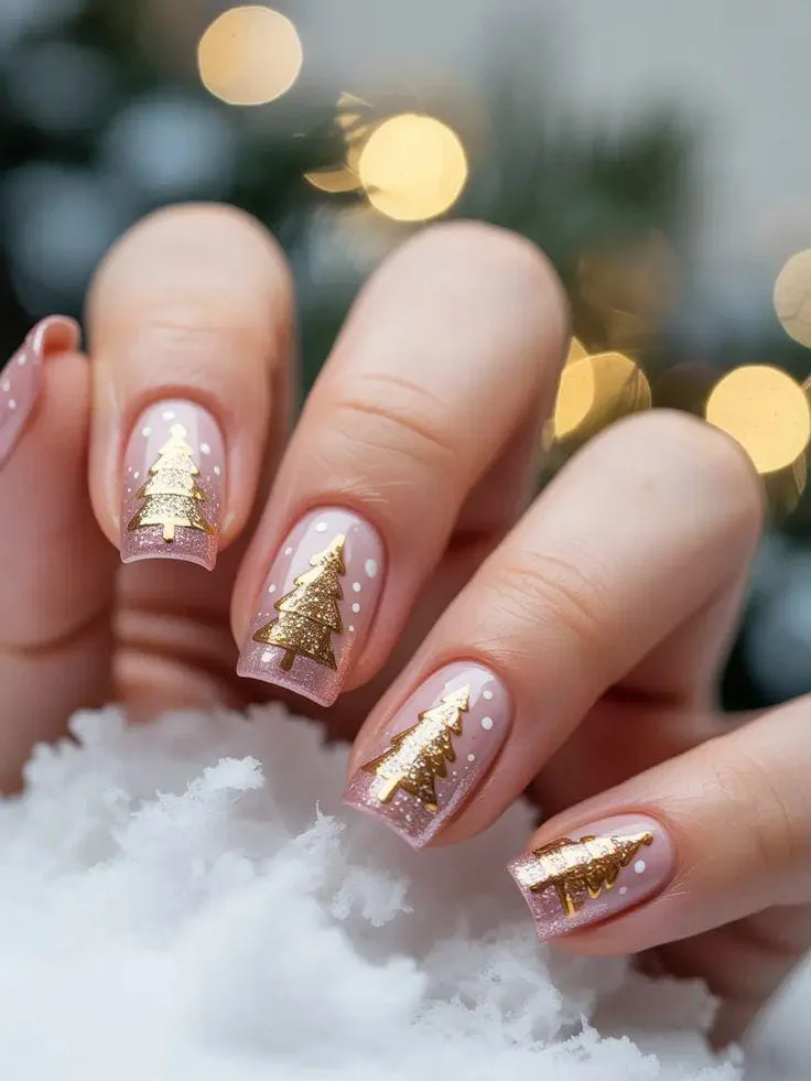 gold winter nails 043 0bc41ca943