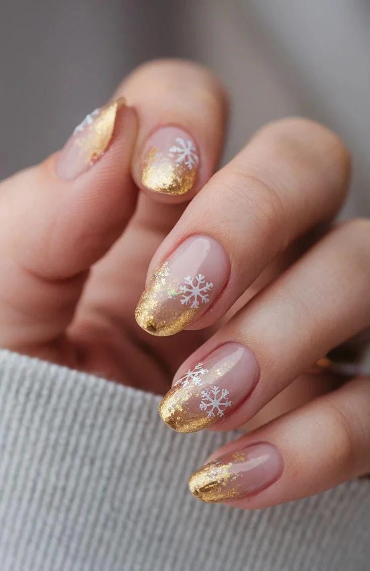 gold winter nails 047 bdbab27e98