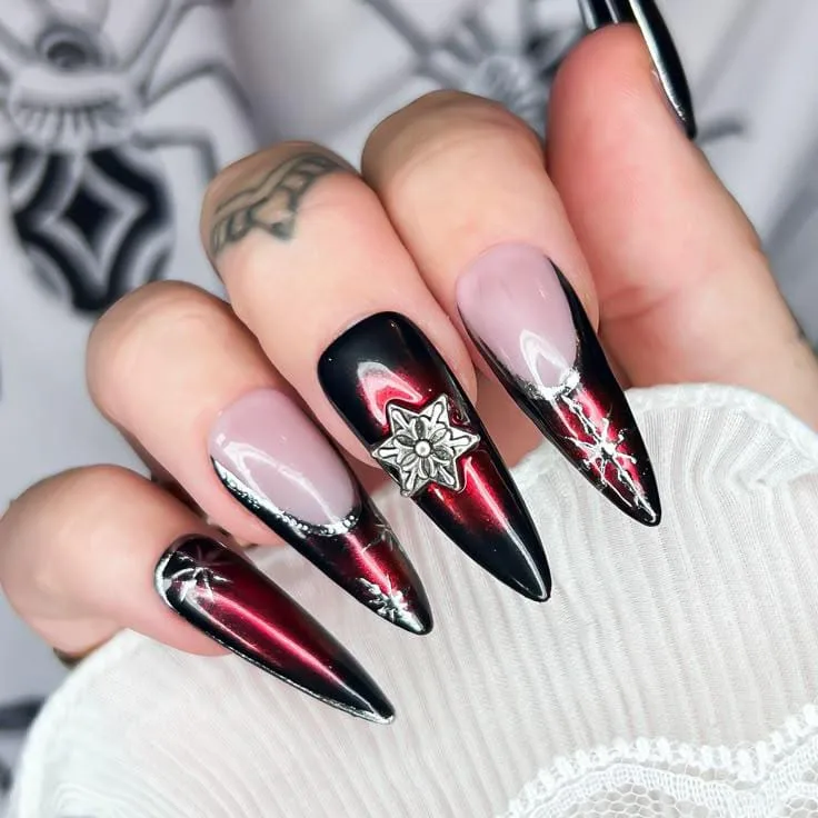 goth christmas nails 011 11637db258