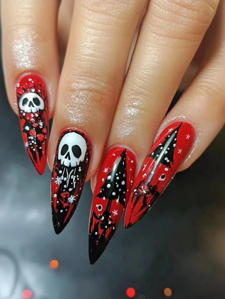 goth christmas nails 025 c14c0f56a7