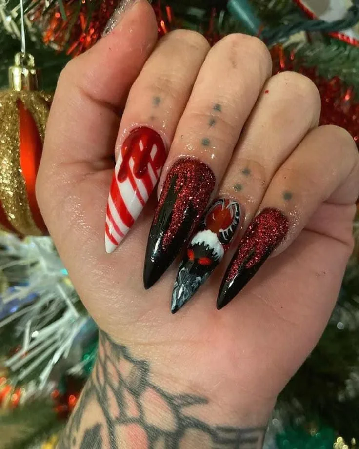 goth christmas nails 027 e9df1cbc3a