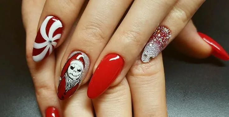 goth christmas nails 031 8b910e814c