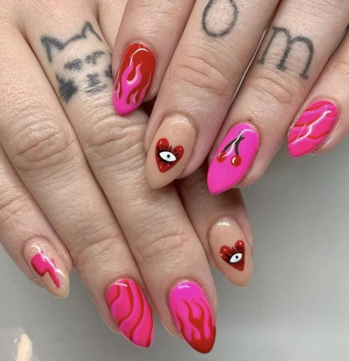 goth valentines nails 006 a5b4f78af5