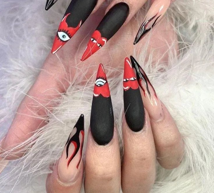 goth valentines nails 009 17c49ea0ec