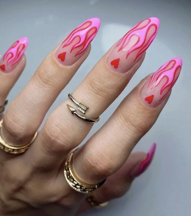 goth valentines nails 011 f31e8e984e