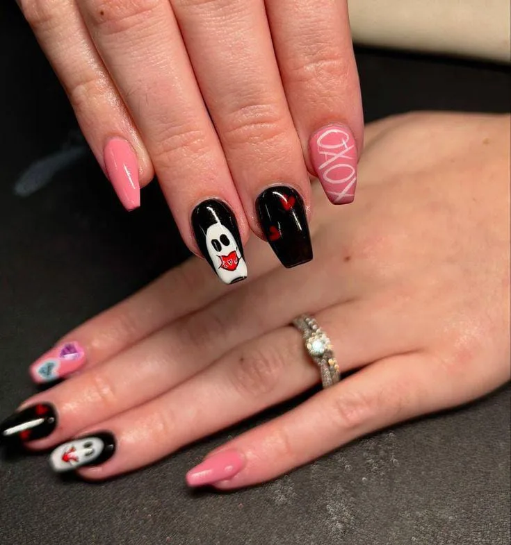 goth valentines nails 012 07eee27663