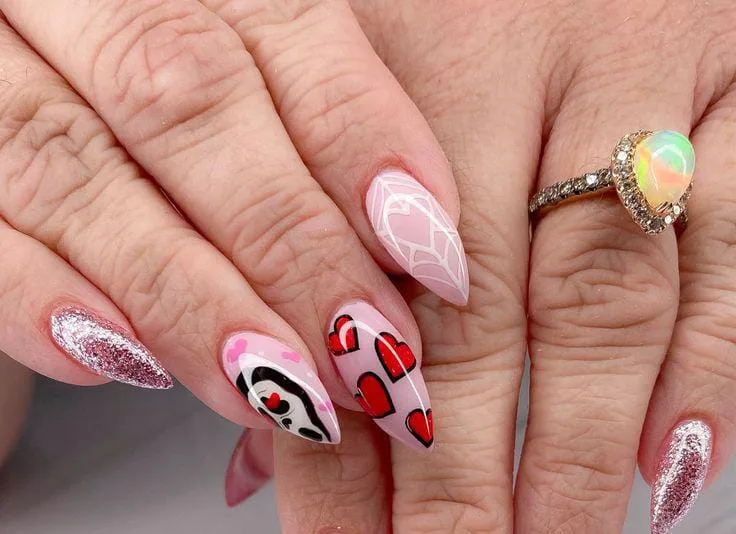 goth valentines nails 018 c630ae0603