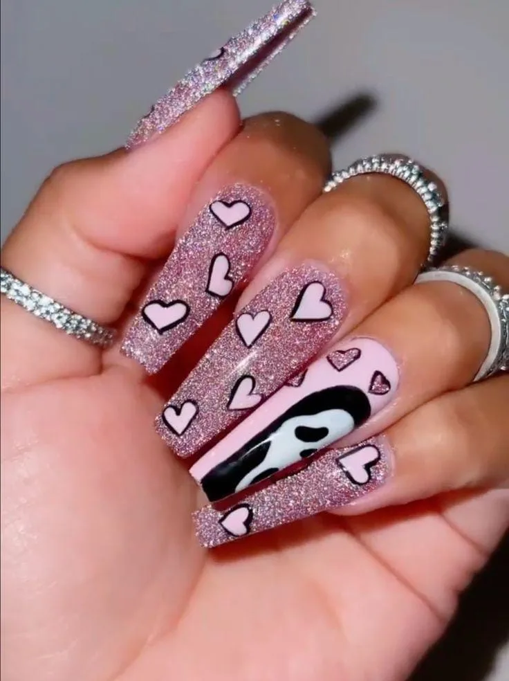 goth valentines nails 019 ccd0541b80