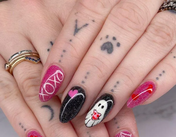 goth valentines nails 022 0d082e1497