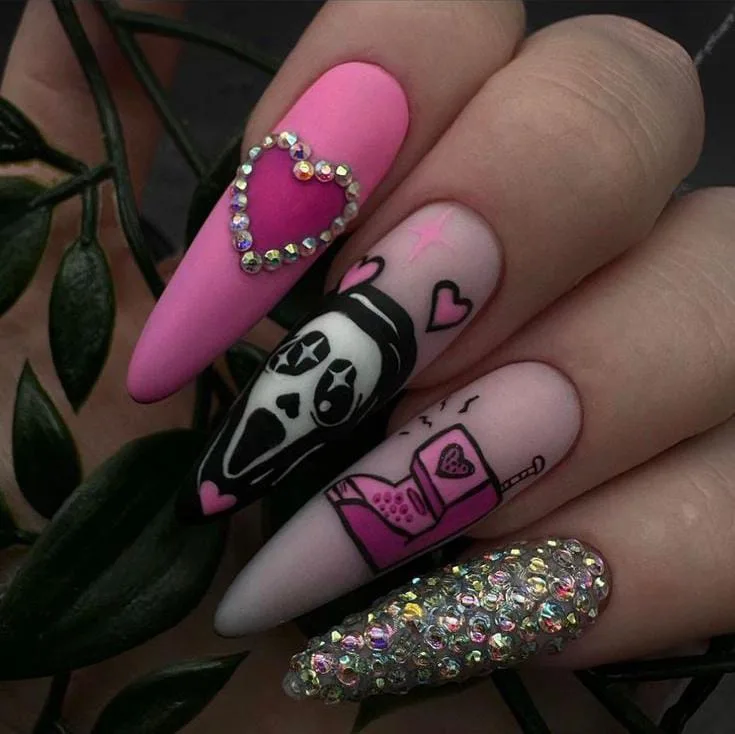 goth valentines nails 023 e40c9c3a45