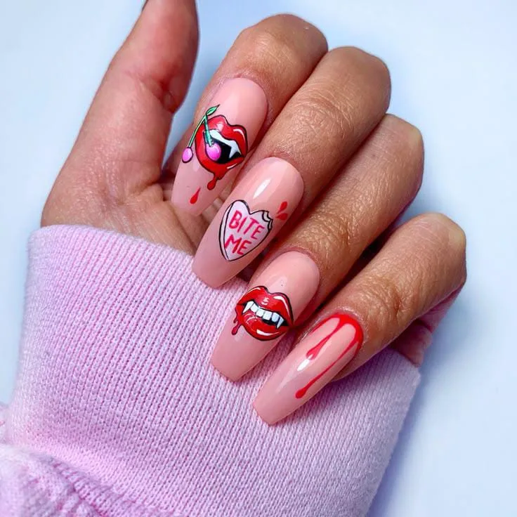 goth valentines nails 026 969265d69d
