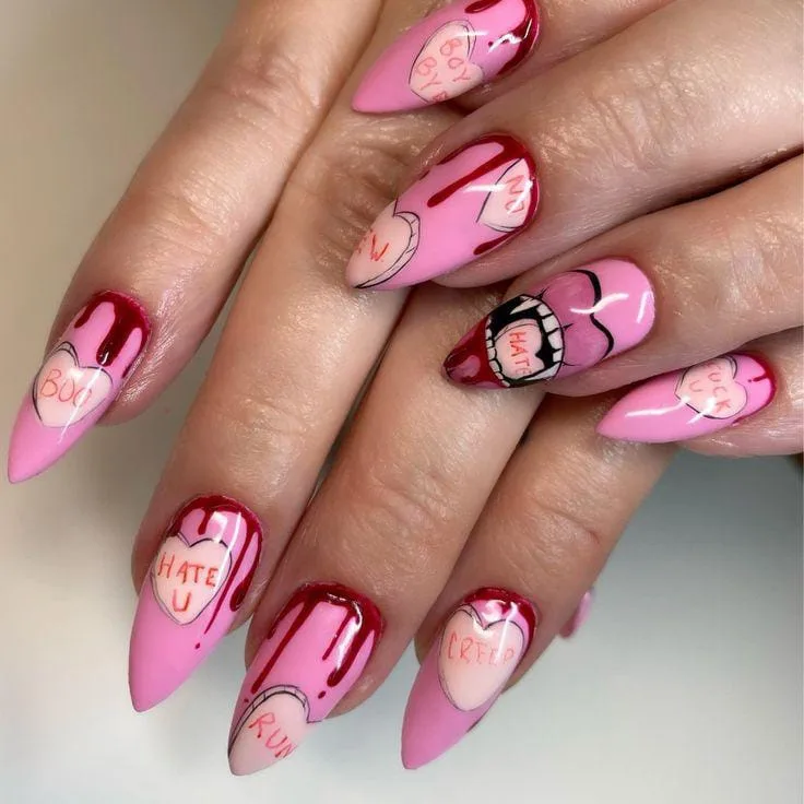 goth valentines nails 037 ee0cbc3559