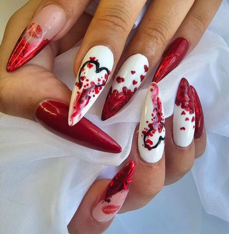 goth valentines nails 038 a3f37621b5