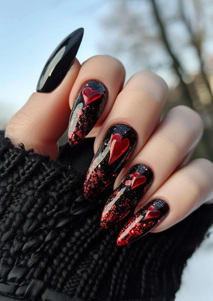 goth valentines nails 048 b38d6c88fd