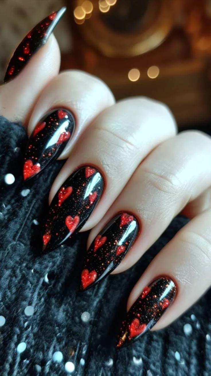 goth valentines nails 050 687be5bbc8