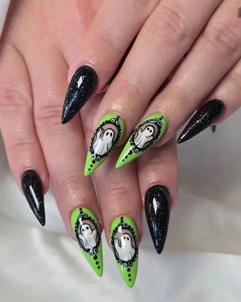 green halloween nails 017 3d2e67fa48