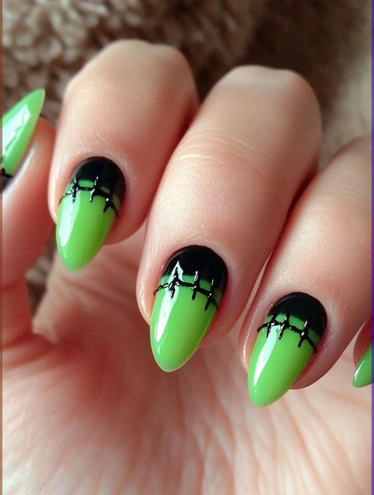 green halloween nails 019 bdd76ce6fc