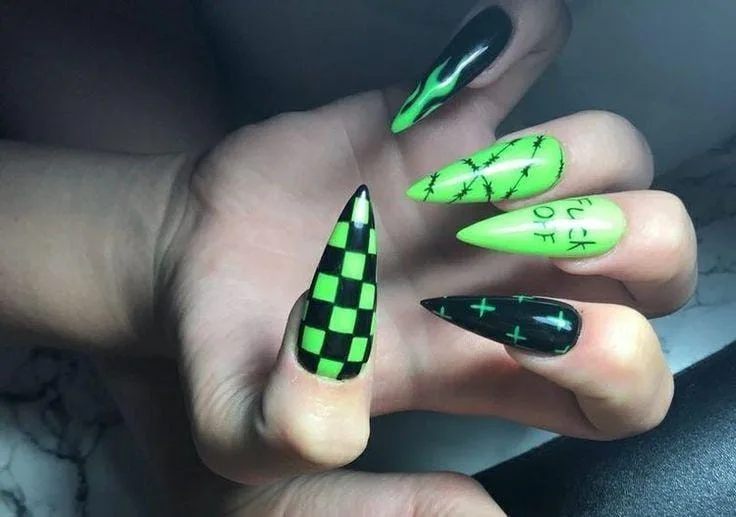 green halloween nails 028 336641a527