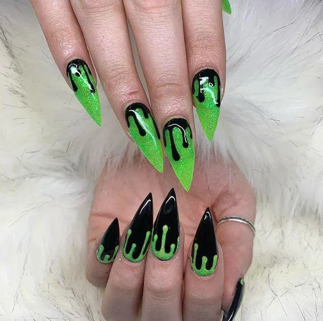 green halloween nails 041 9958cf0a40