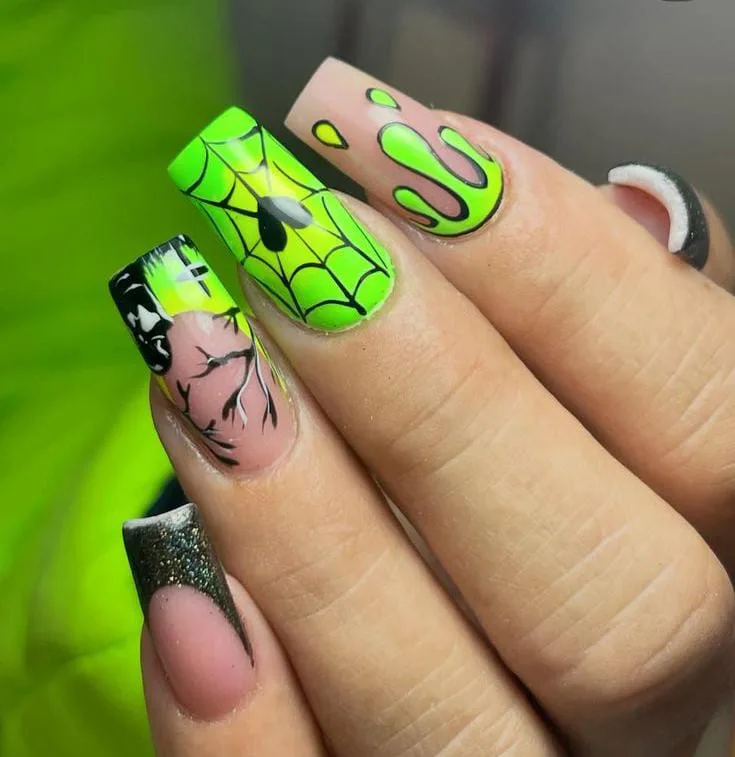 green halloween nails 047 130c64d813