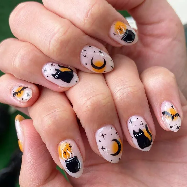 halloween cat nails 005 891baa0300