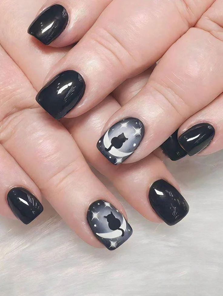 halloween cat nails 009 f55340a8ce