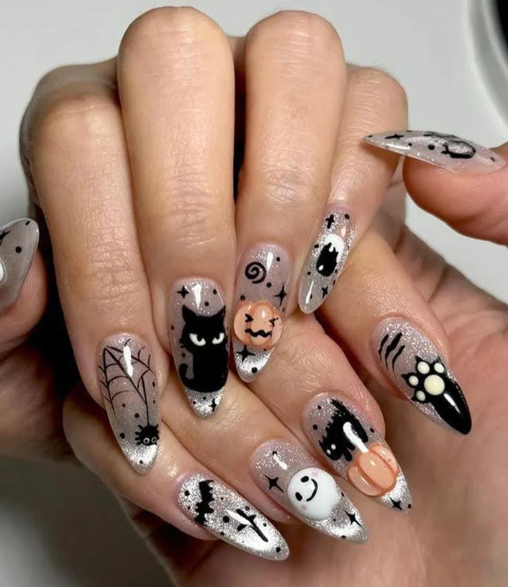 halloween cat nails 011 07bdafa48f