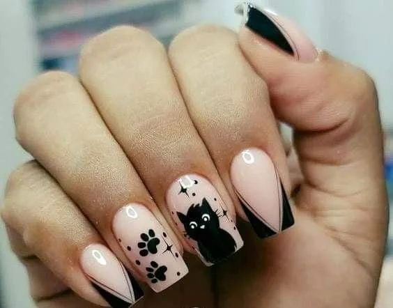halloween cat nails 013 40da8bee7f
