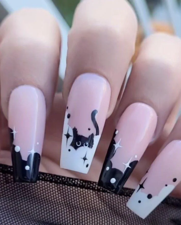 halloween cat nails 017 da3168bfc7