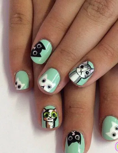 halloween cat nails 030 244b196d4e