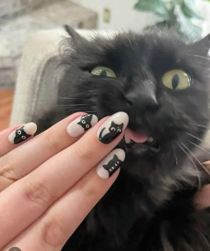 halloween cat nails 034 3c02576406