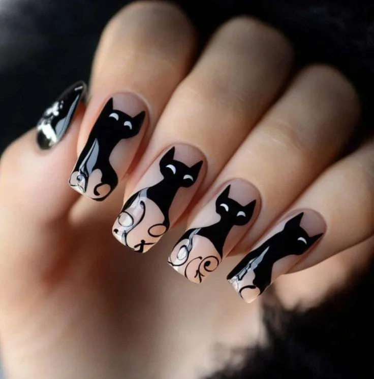 halloween cat nails 048 2d10fe49c7