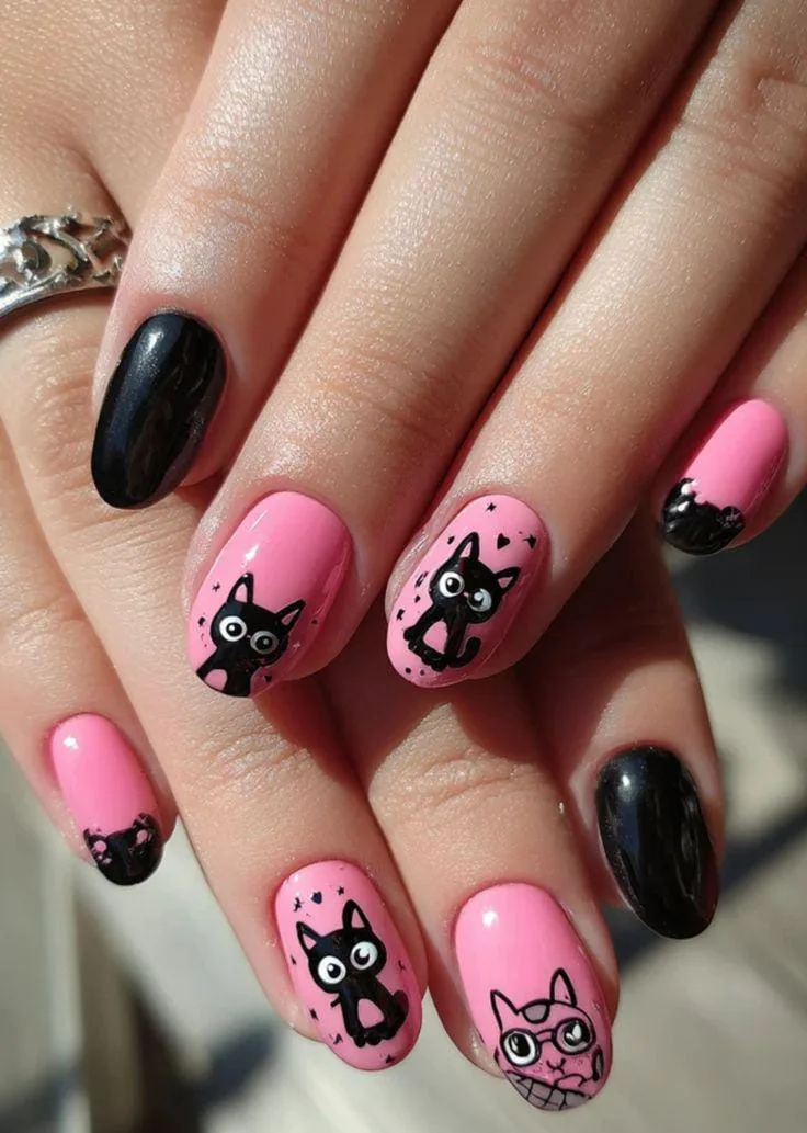 halloween cat nails 050 783aea3faf