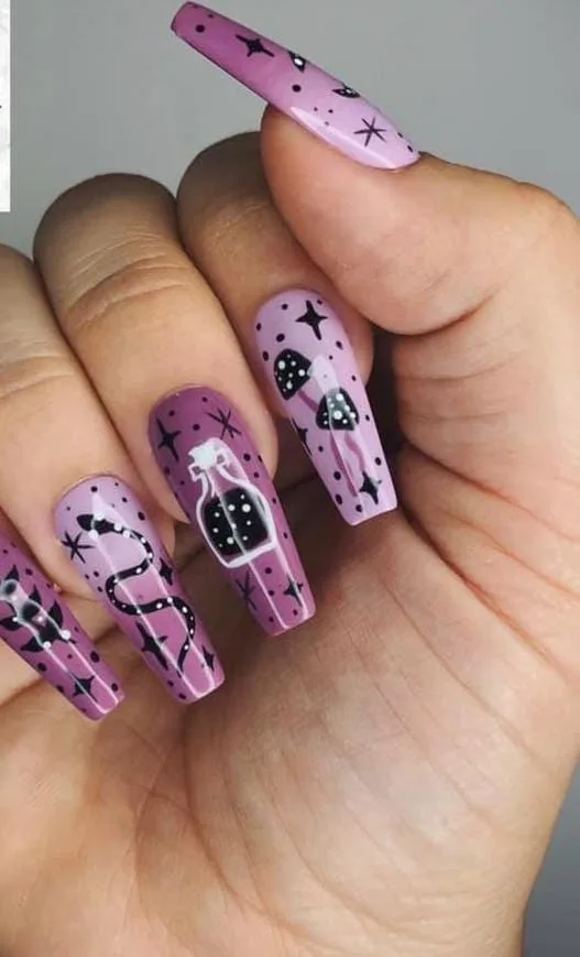 Halloween Coffin Nails for 2025 That Bring Maximum Spooky Drama 1