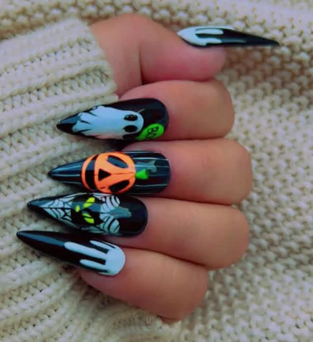 halloween ghost nails 008 e4a7713c98