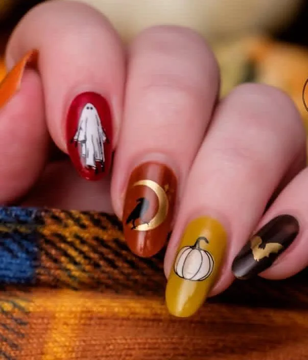 halloween ghost nails 032 f132925e03