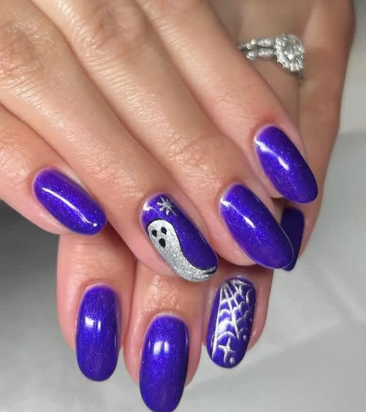 halloween ghost nails 038 101760378e